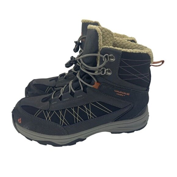 Vasque Coldspark Ultradry 7211 Black Brown Insulated Hiking Boots Kids Size 5 - Picture 3 of 9